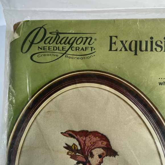 VTG 1975 Paragon Peasant Children Girl Needlecraft Hummel Stitchery Kit #0232 - Picture 7 of 10